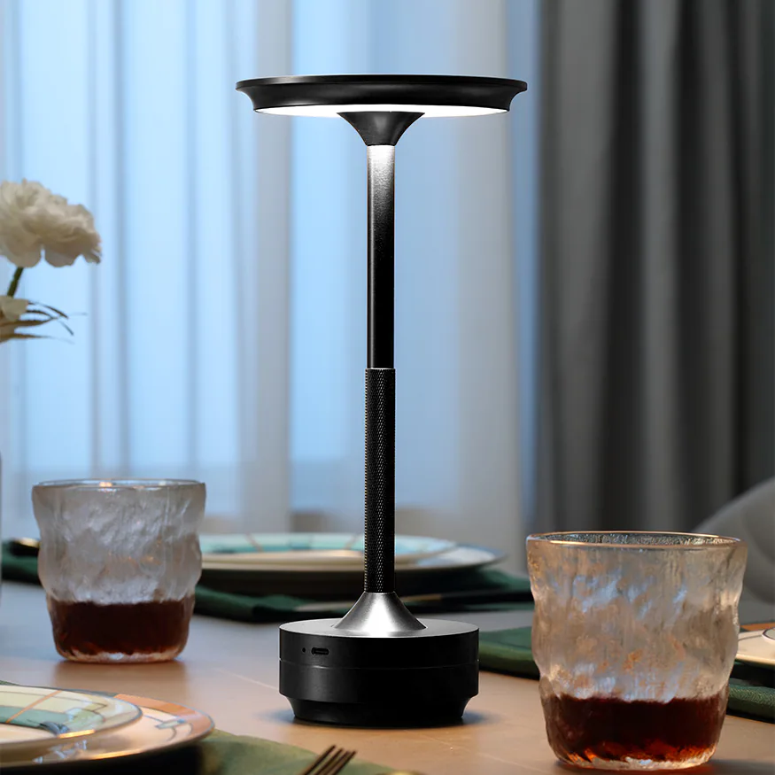 Eclips Tafellamp Zwart sfeerbeeld 2