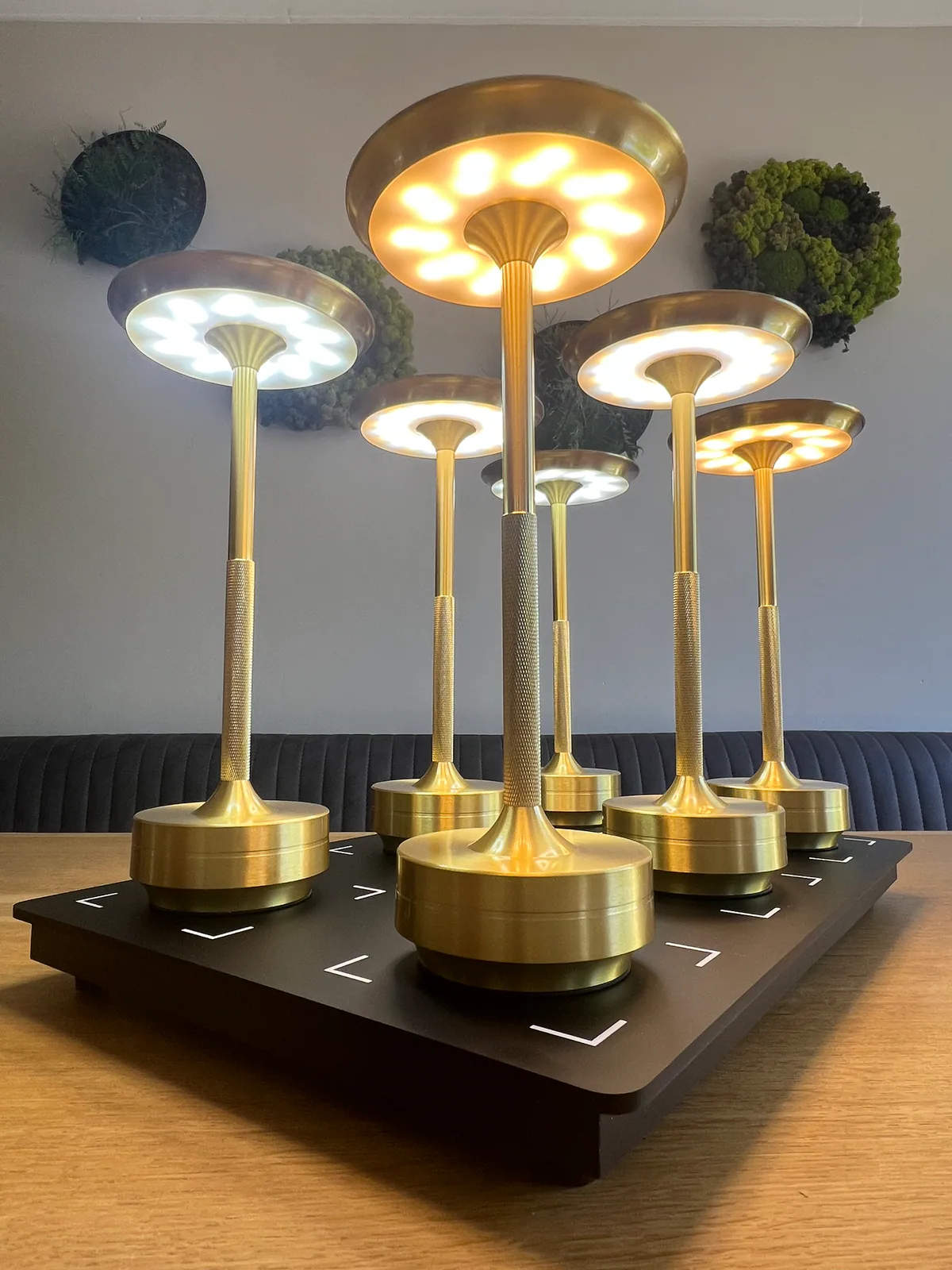 Eclips Horeca Tafellamp 4 lampen + laadstation sfeerbeeld 10