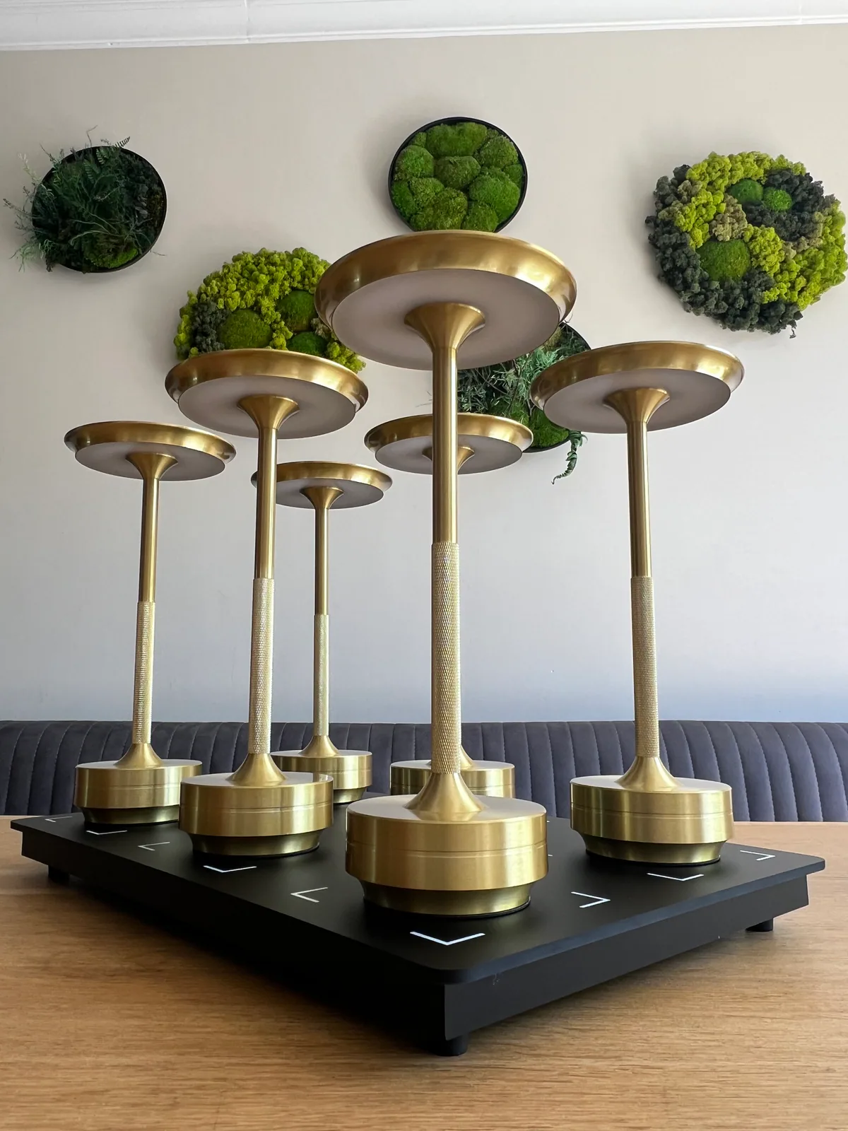 Eclips Horeca Tafellamp 6 lampen + laadstation sfeerbeeld 6
