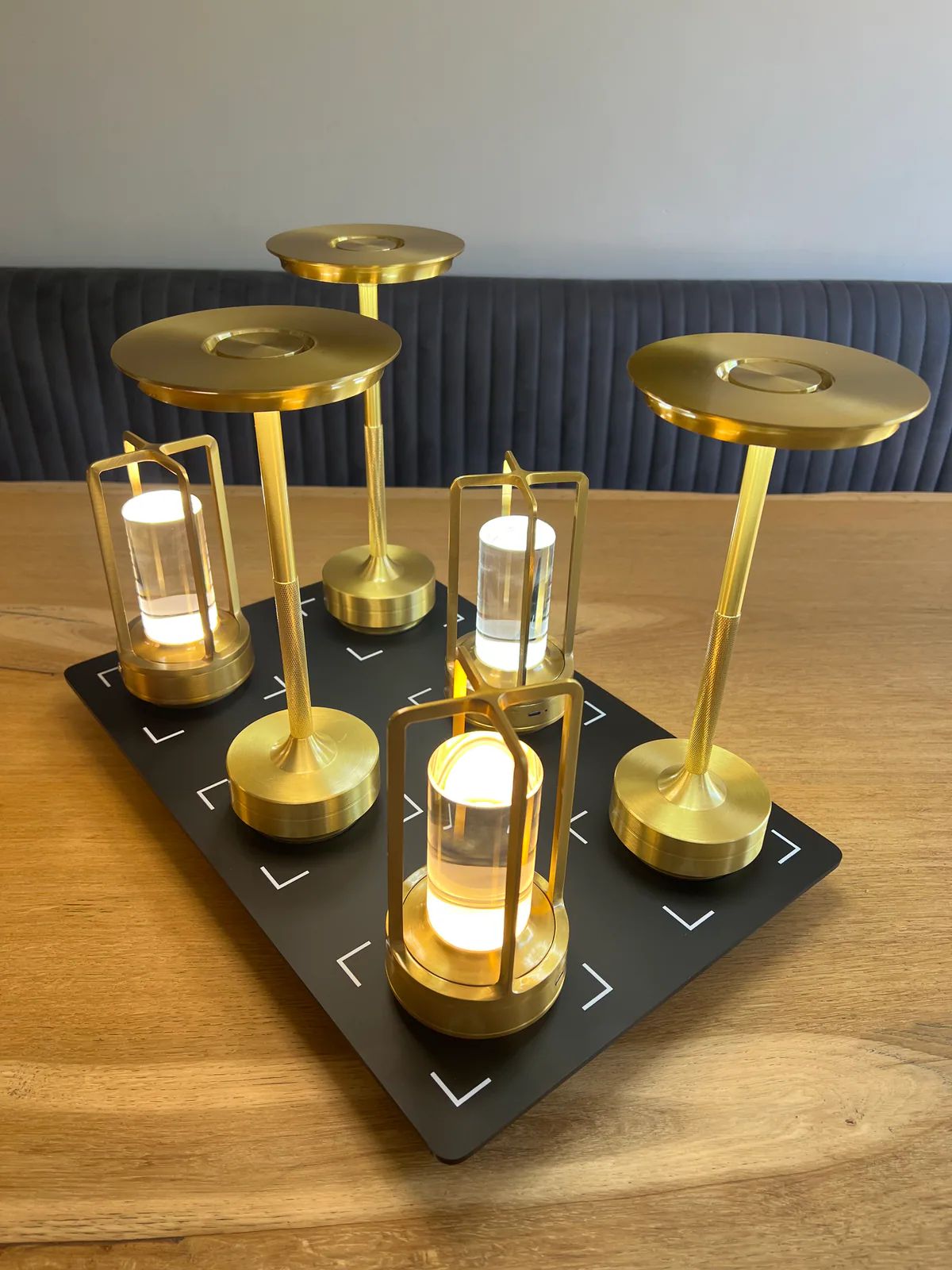 Eclips Horeca Tafellamp 6 lampen + laadstation sfeerbeeld 7