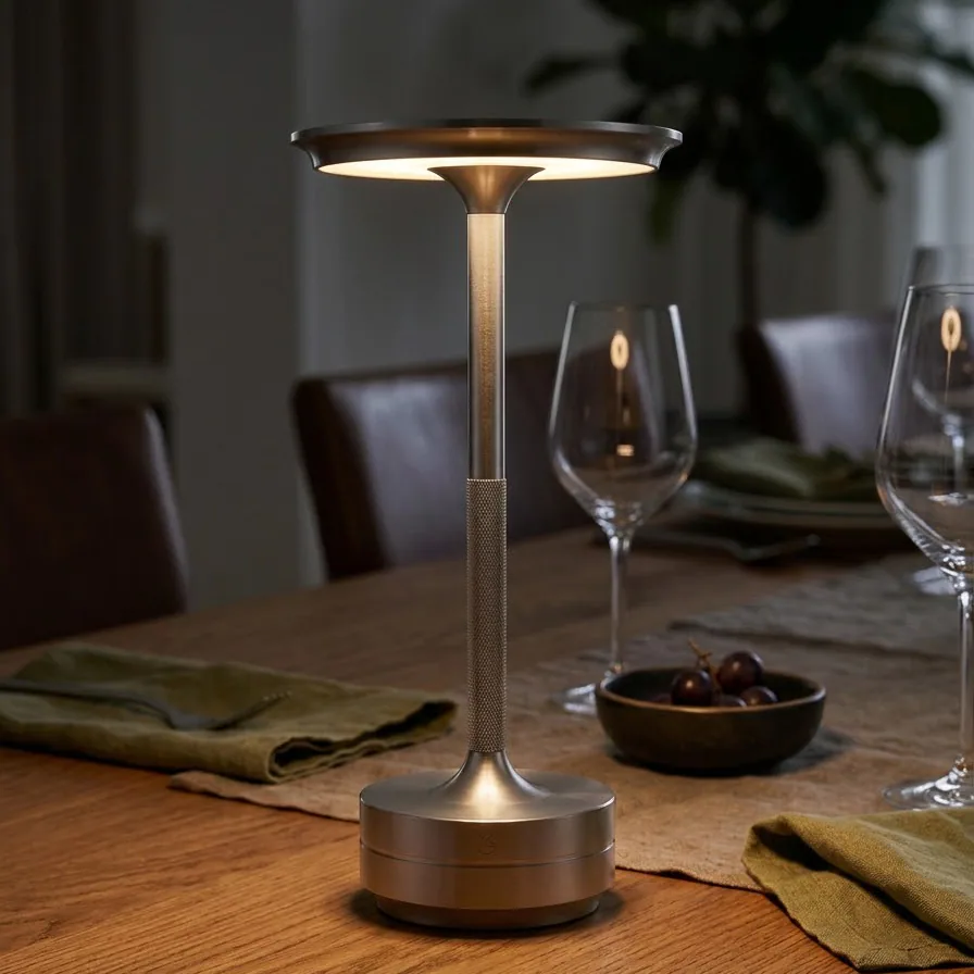 Eclips Tafellamp Zilver sfeerbeeld 7