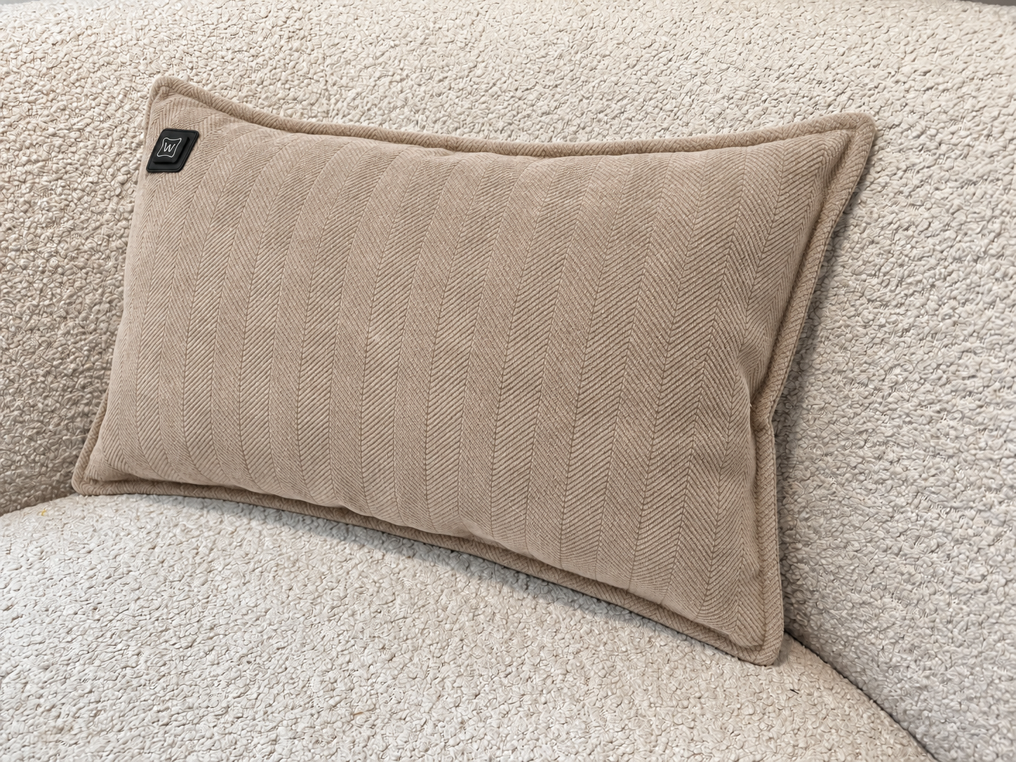 Warmpi Chenille Beige 50x30cm Infrarot-Wärmekissen für gezielte Wärme – Produktfoto 2 anzeigen