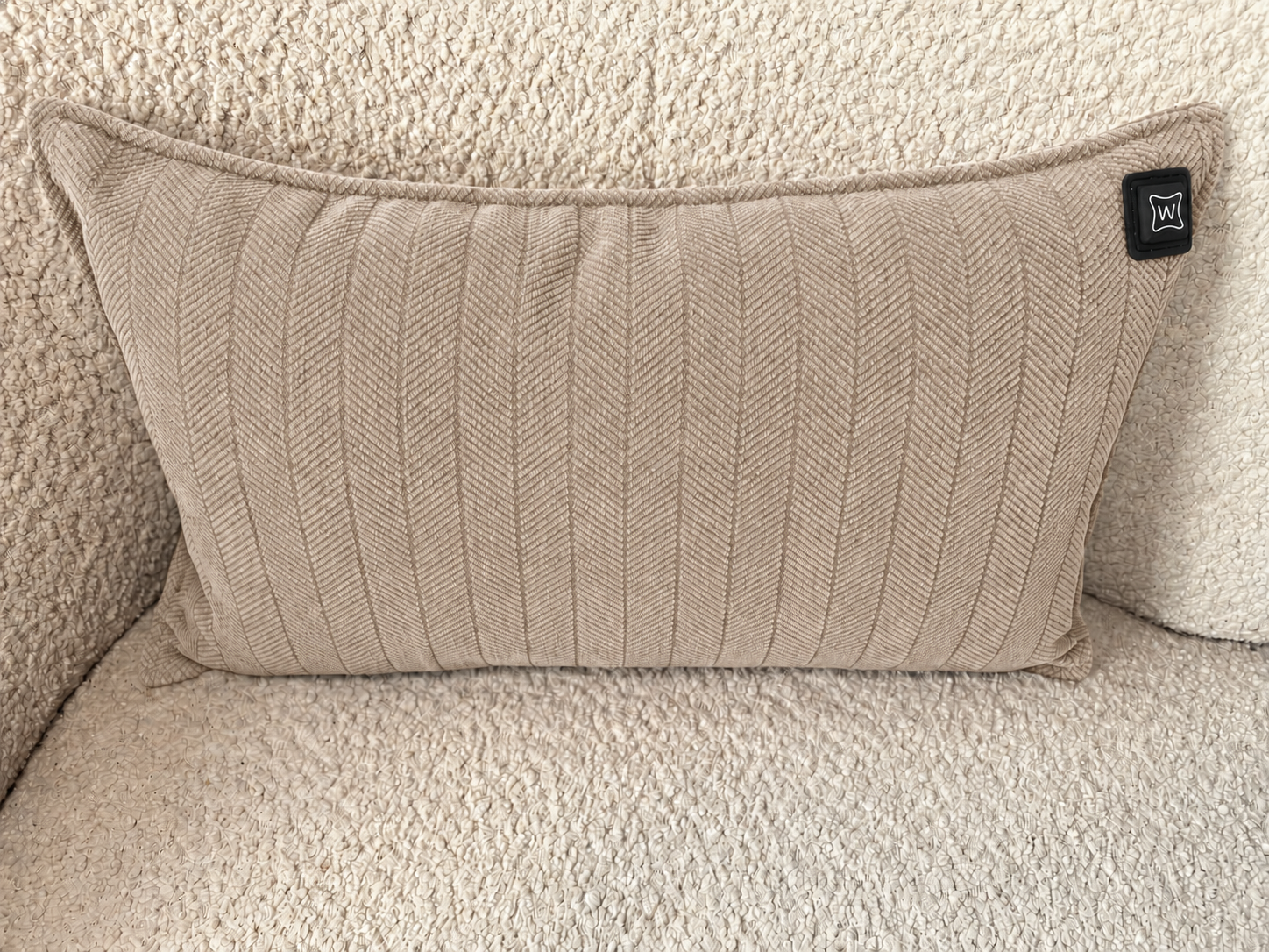 Warmpi Chenille Beige 50x30cm Infrarot-Wärmekissen für gezielte Wärme – Produktfoto 3 anzeigen