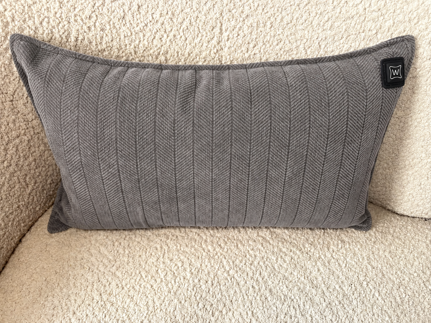 Warmpi Chenille Grau 50x30cm Infrarot-Wärmekissen für gezielte Wärme – Produktfoto 3 anzeigen