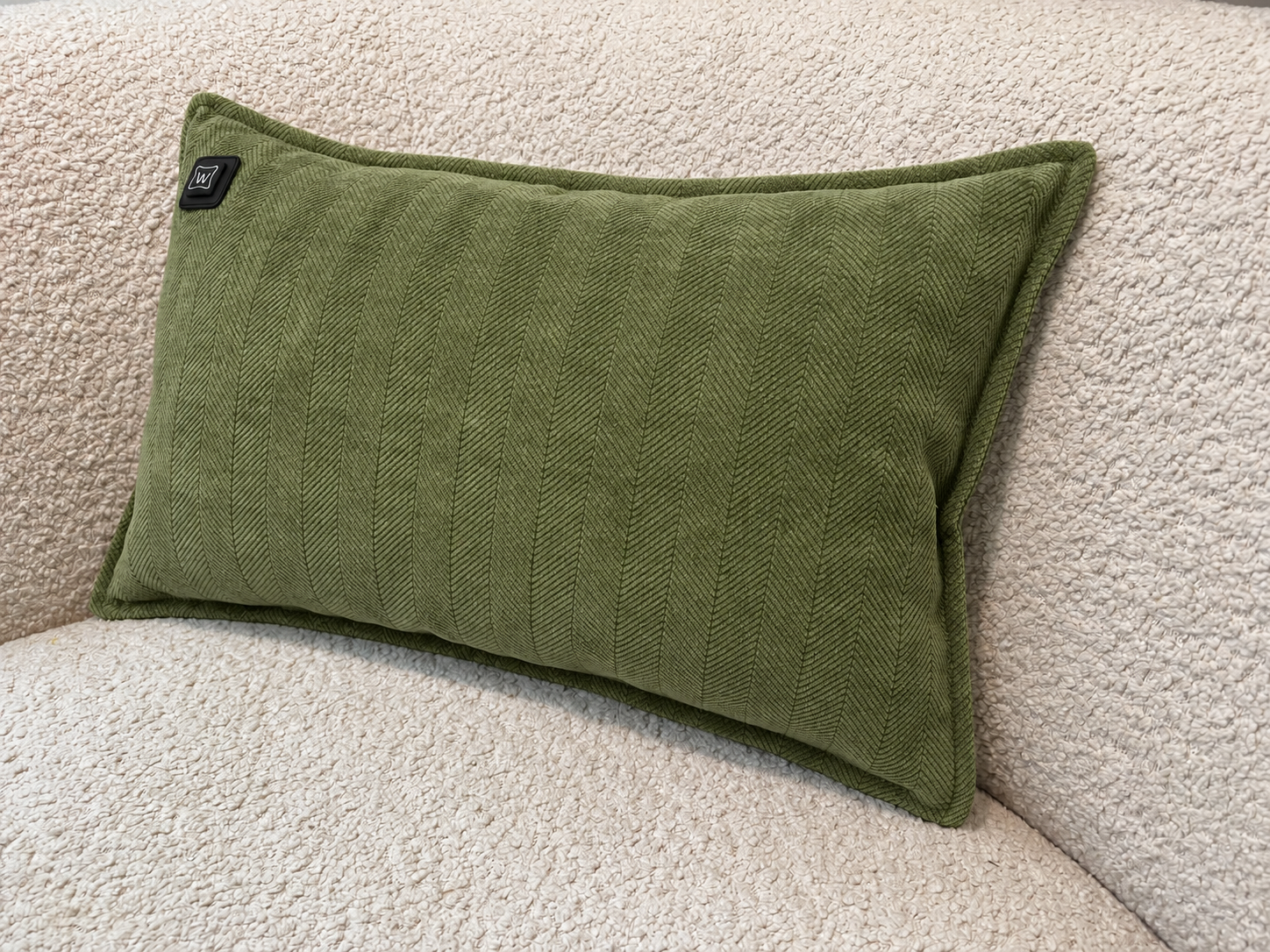 Warmpi Chenille Olivgrün 50x30cm Infrarot-Wärmekissen für gezielte Wärme – Produktfoto 2 anzeigen