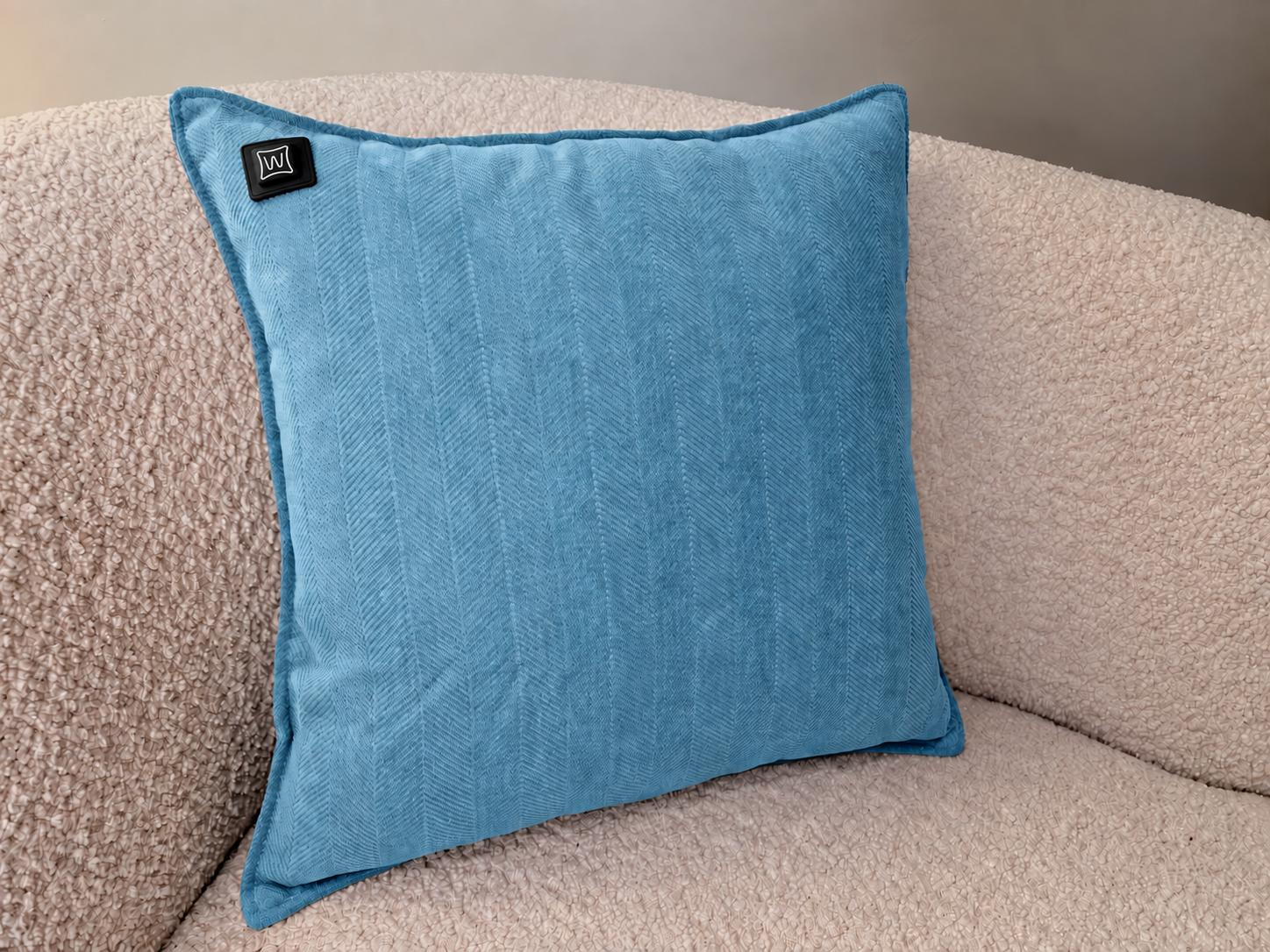 Warmpi Chenille Blau 45x45cm Infrarot-Wärmekissen – Produktfoto 3 anzeigen