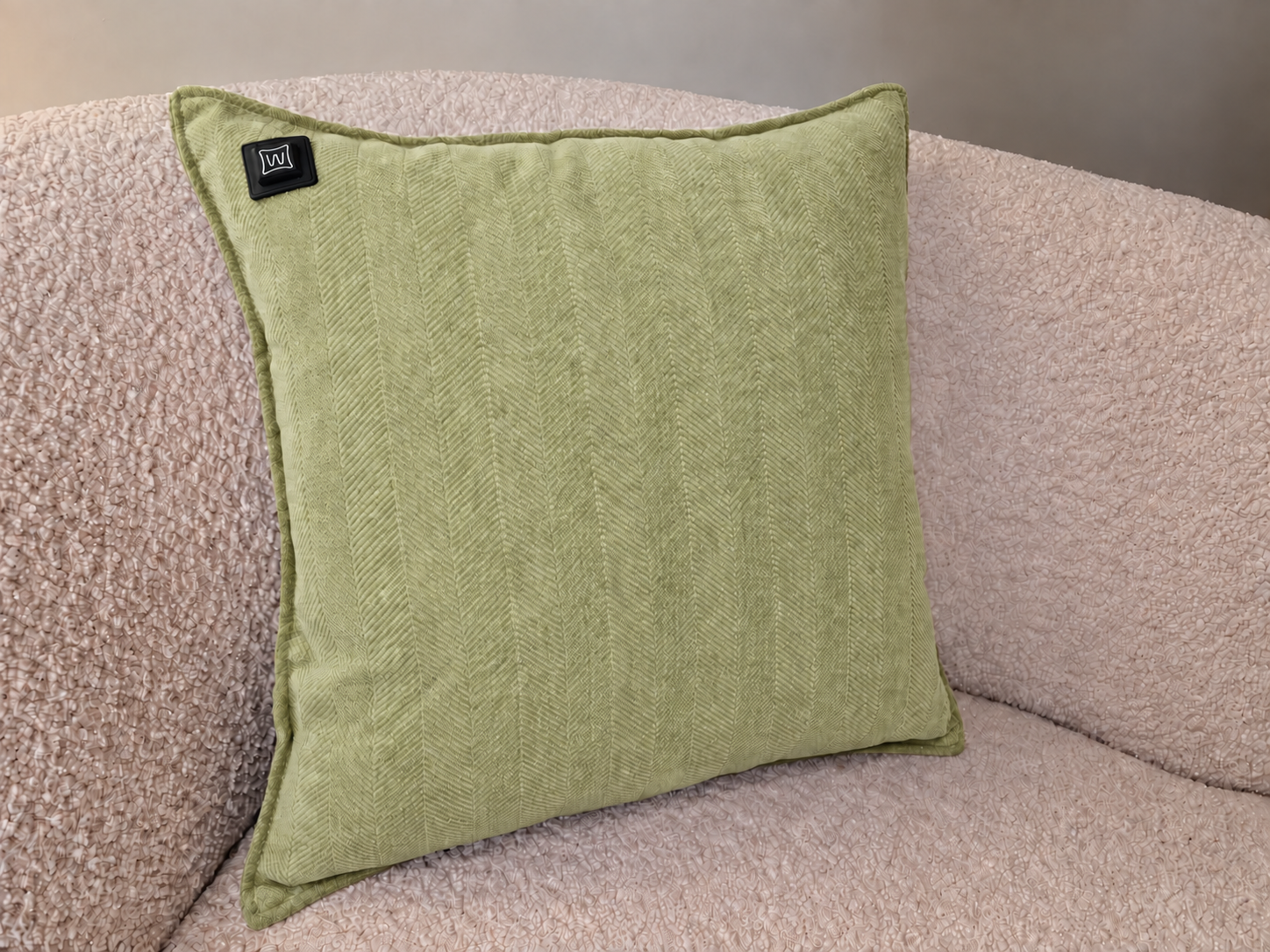 Warmpi Chenille Lindgrün 45x45cm Infrarot-Wärmekissen – Produktfoto 3 anzeigen