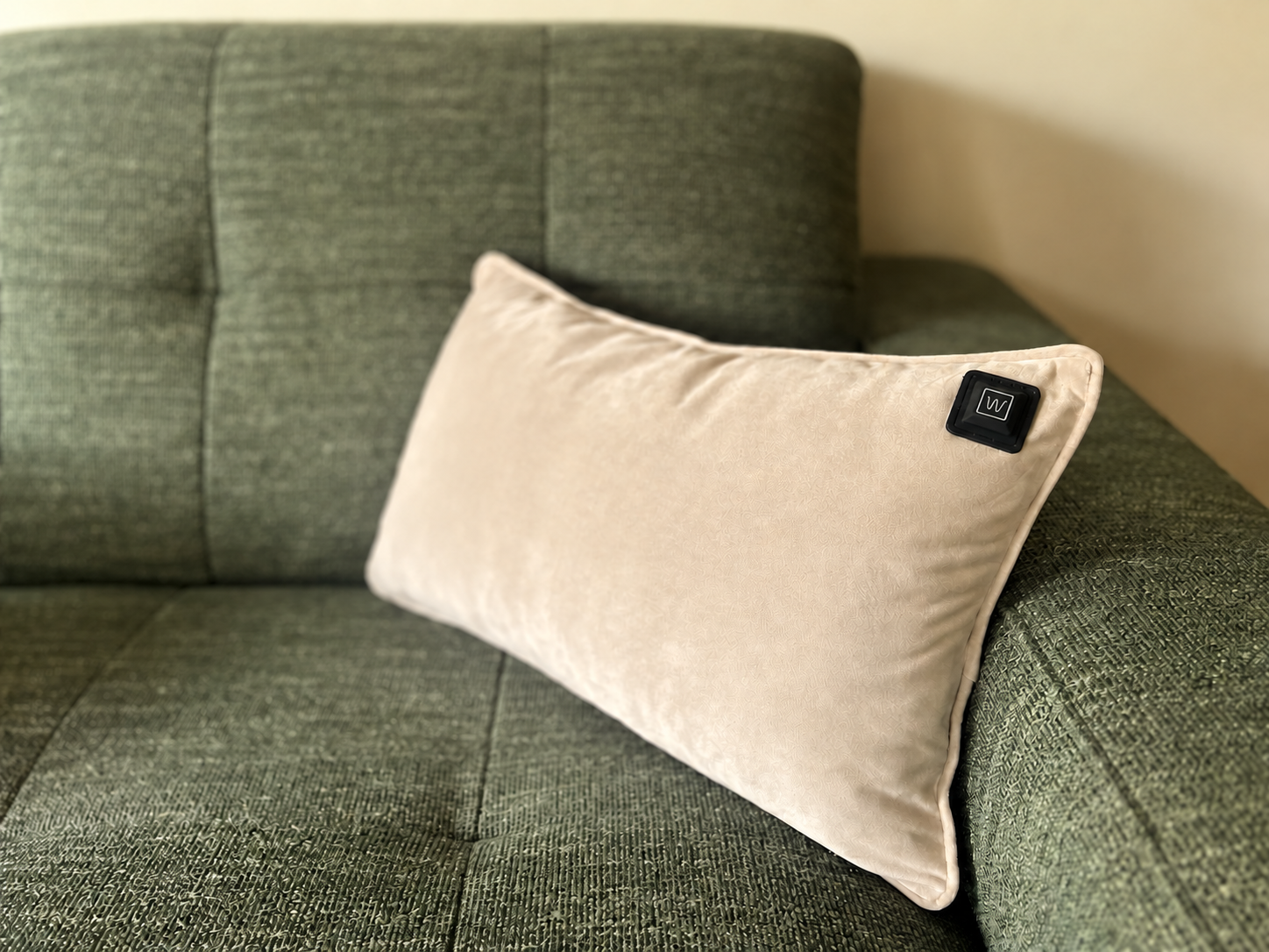 Warmpi Samt Beige 50x30cm Infrarot-Wärmekissen mit samtweichem Bezug – Produktfoto 2 anzeigen