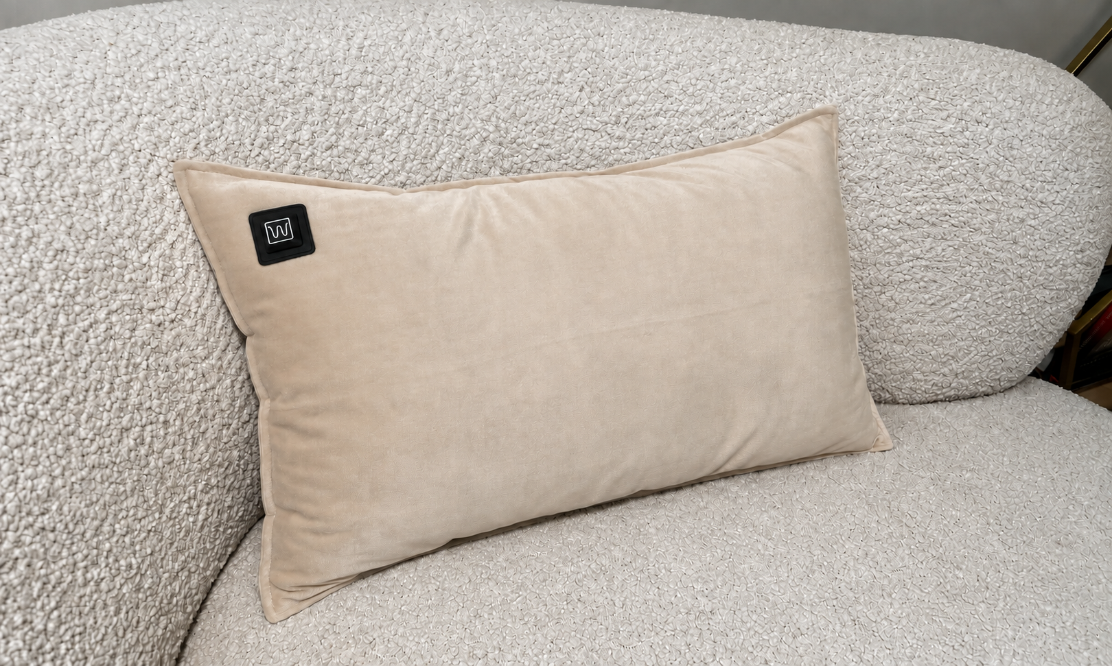 Warmpi Samt Beige 50x30cm Infrarot-Wärmekissen mit samtweichem Bezug – Produktfoto 3 anzeigen