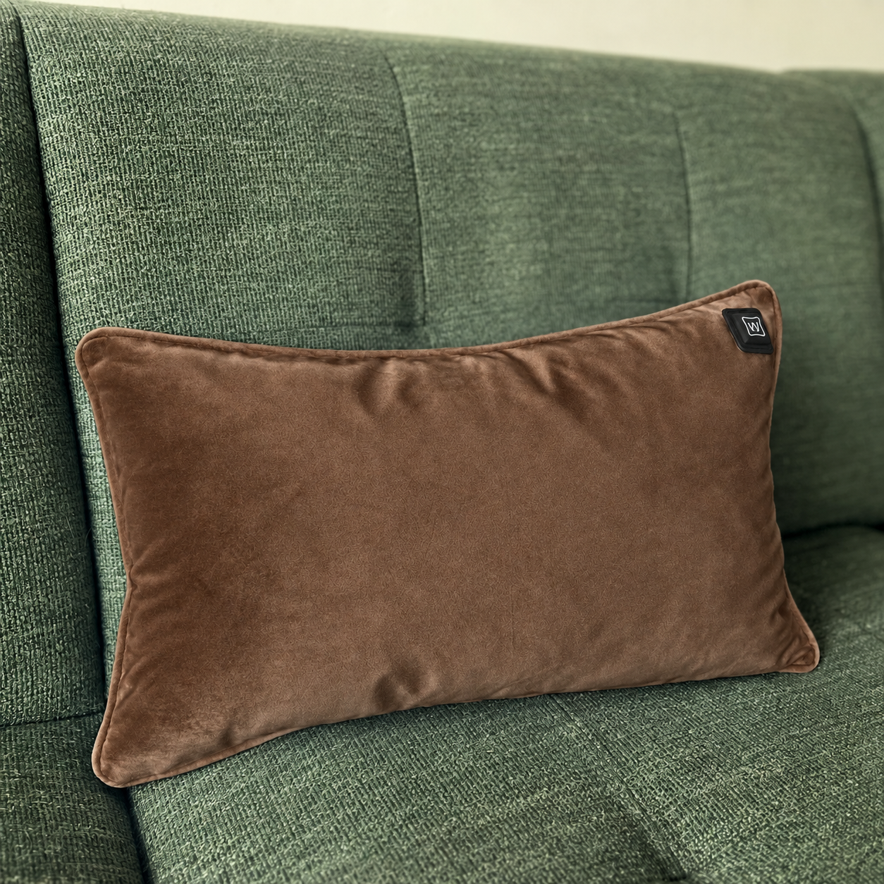 Warmpi Samt Braun 50x30cm Infrarot-Wärmekissen mit samtweichem Bezug – Produktfoto 5 anzeigen