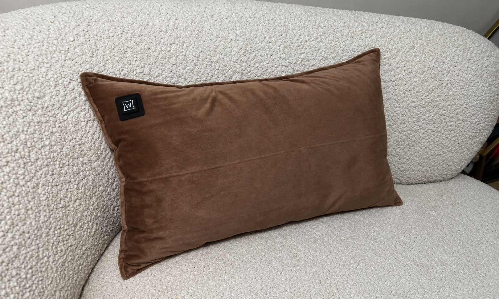 Warmpi Samt Braun 50x30cm Infrarot-Wärmekissen mit samtweichem Bezug – Produktfoto 3 anzeigen