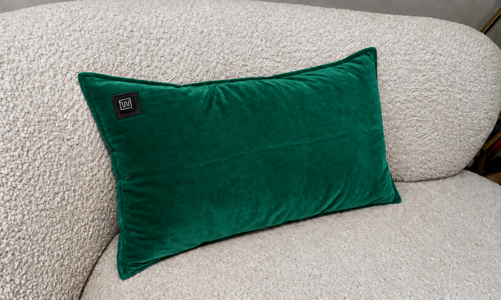 Warmpi Samt Dunkelgrün 50x30cm Infrarot-Wärmekissen mit samtweichem Bezug – Produktfoto 3 anzeigen