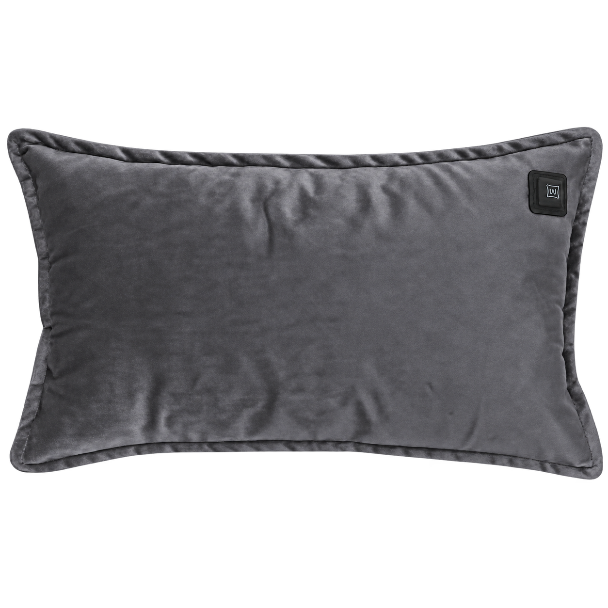 Warmpi Samt Grau 50x30cm Infrarot-Wärmekissen mit samtweichem Bezug