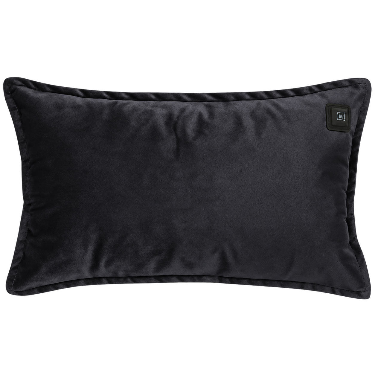 Coussin chauffant infrarouge Warmpi velours Noir 50x30cm avec tissu doux