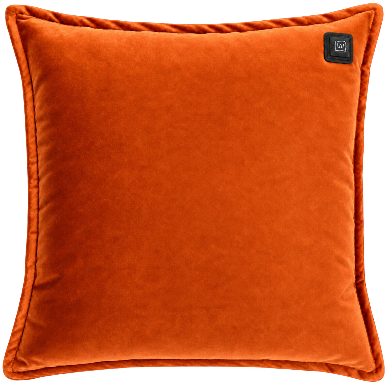 Warmpi Samt Cognac 45x45cm Infrarot-Wärmekissen mit samtweichem Bezug