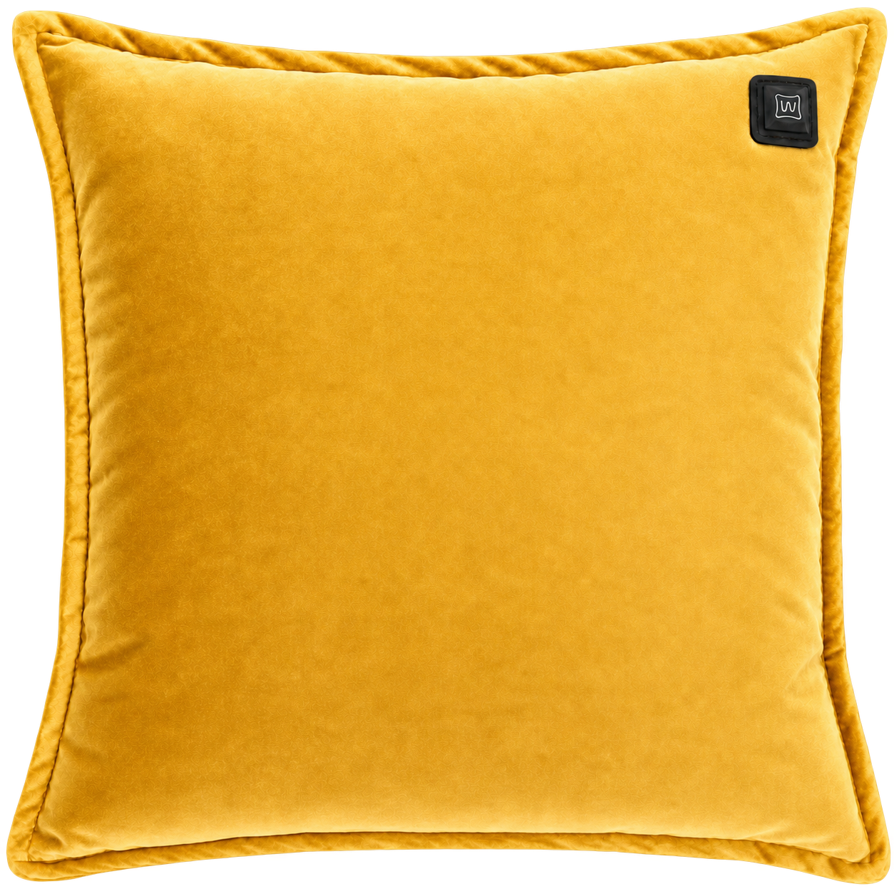 Warmpi Samt Ockergelb 45x45cm Infrarot-Wärmekissen mit samtweichem Bezug