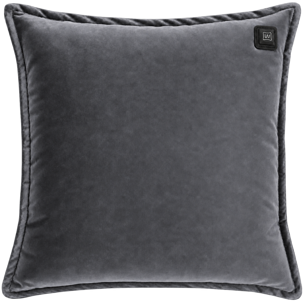 Warmpi Samt Anthrazit 45x45cm Infrarot-Wärmekissen mit samtweichem Bezug