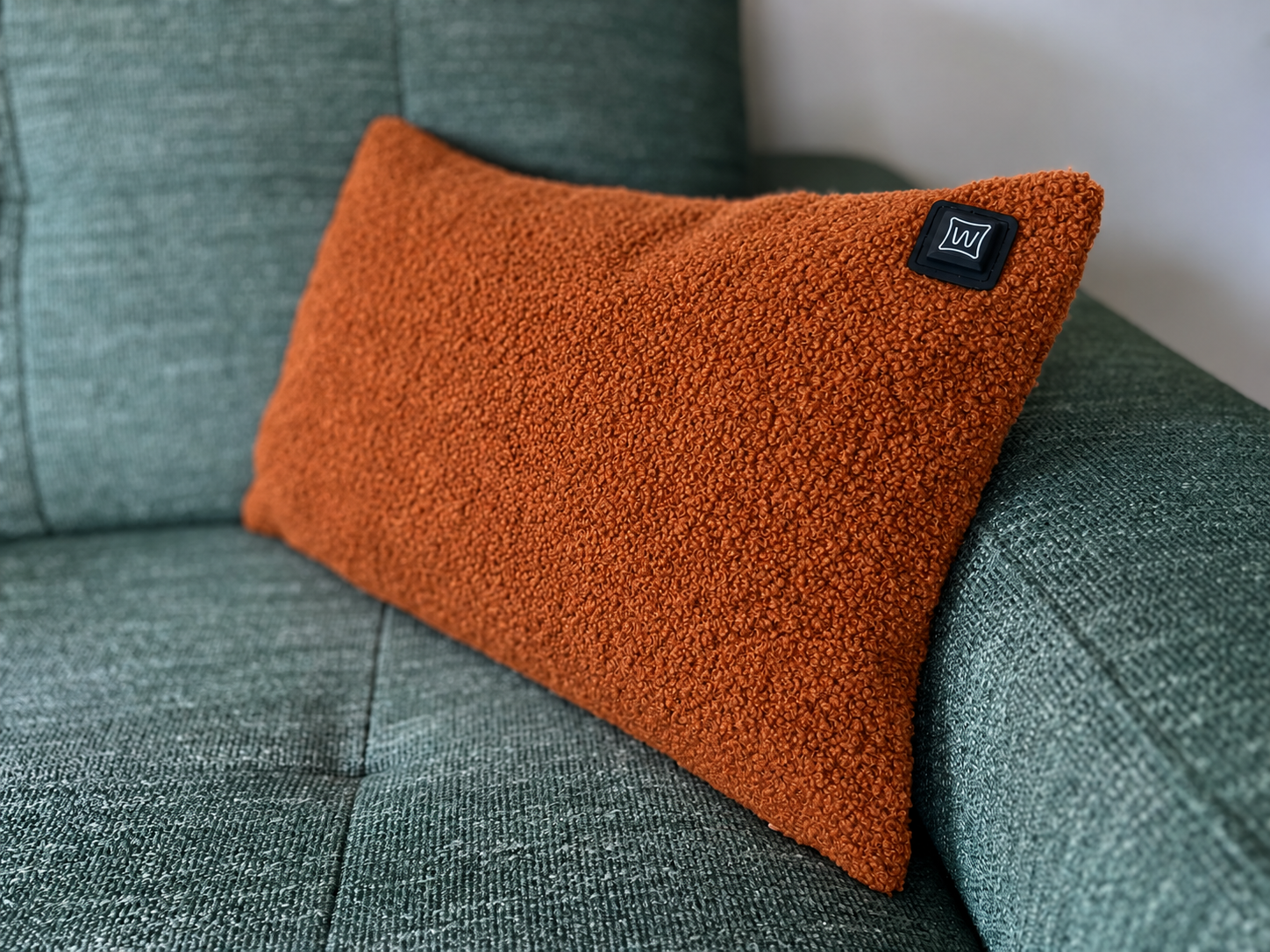 Bruin Warmpi teddy warmtekussen 50x30cm met knuffelbare stof en infraroodwarmte – Toon productfoto 3