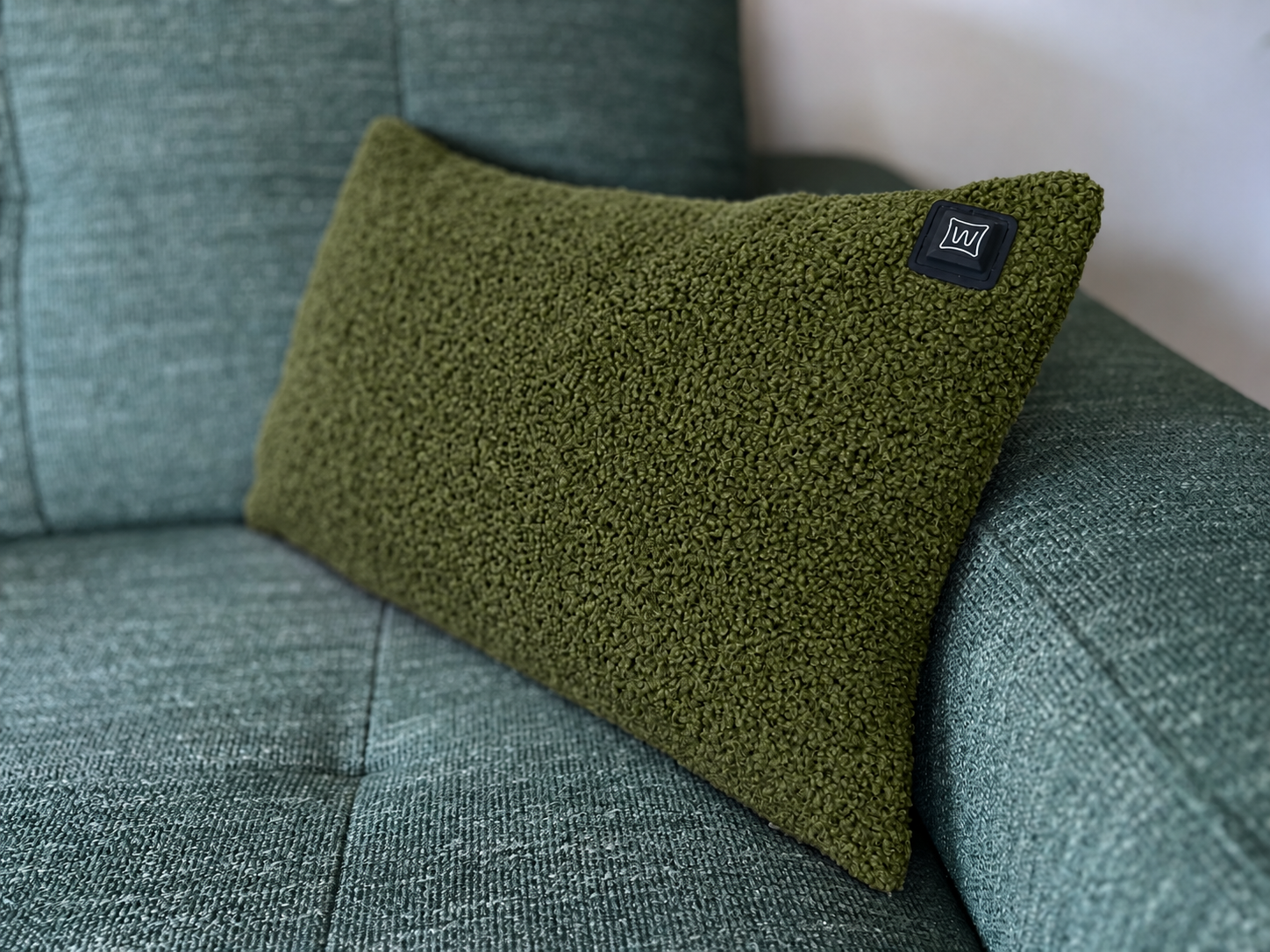 Warmpi Teddy Grün 50x30cm Infrarot-Wärmekissen mit kuscheligem Bezug – Produktfoto 3 anzeigen