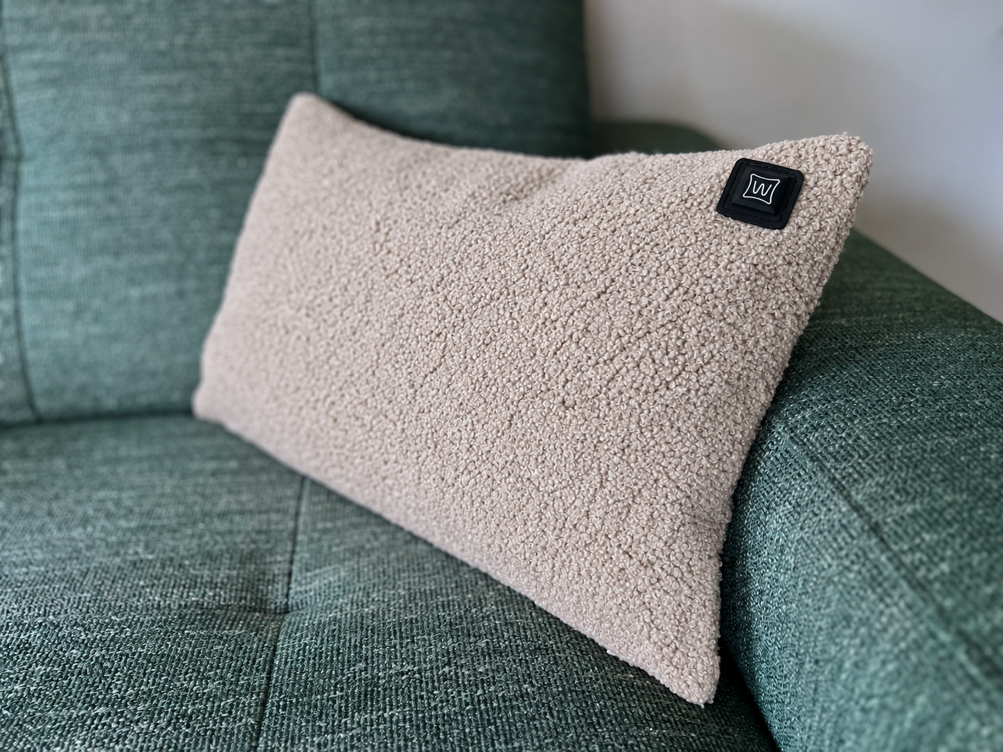 Warmpi Teddy Hellgrau 50x30cm Infrarot-Wärmekissen mit kuscheligem Bezug – Produktfoto 3 anzeigen