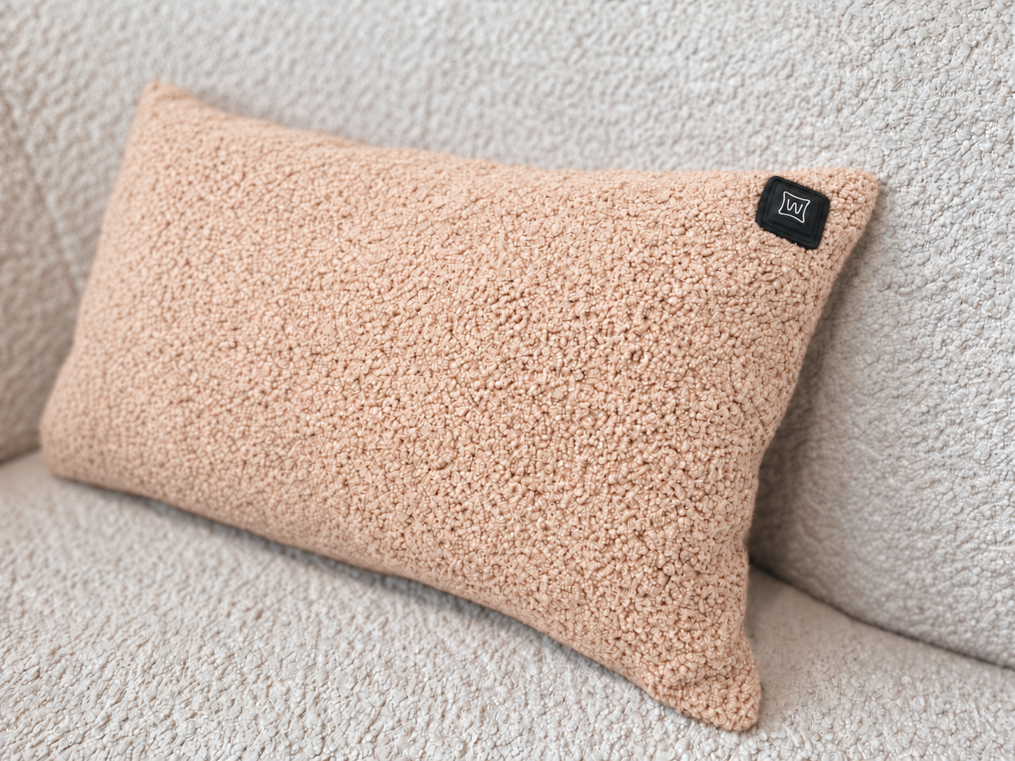 Warmpi Teddy Beige 50x30cm Infrarot-Wärmekissen mit kuscheligem Bezug – Produktfoto 2 anzeigen