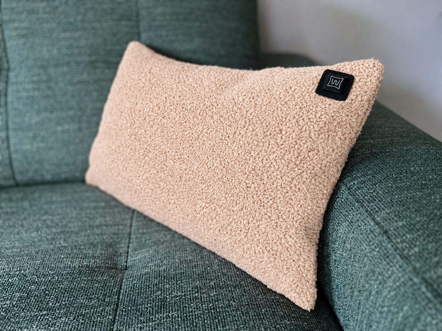 Warmpi Teddy Beige 50x30cm Infrarot-Wärmekissen mit kuscheligem Bezug – Produktfoto 3 anzeigen