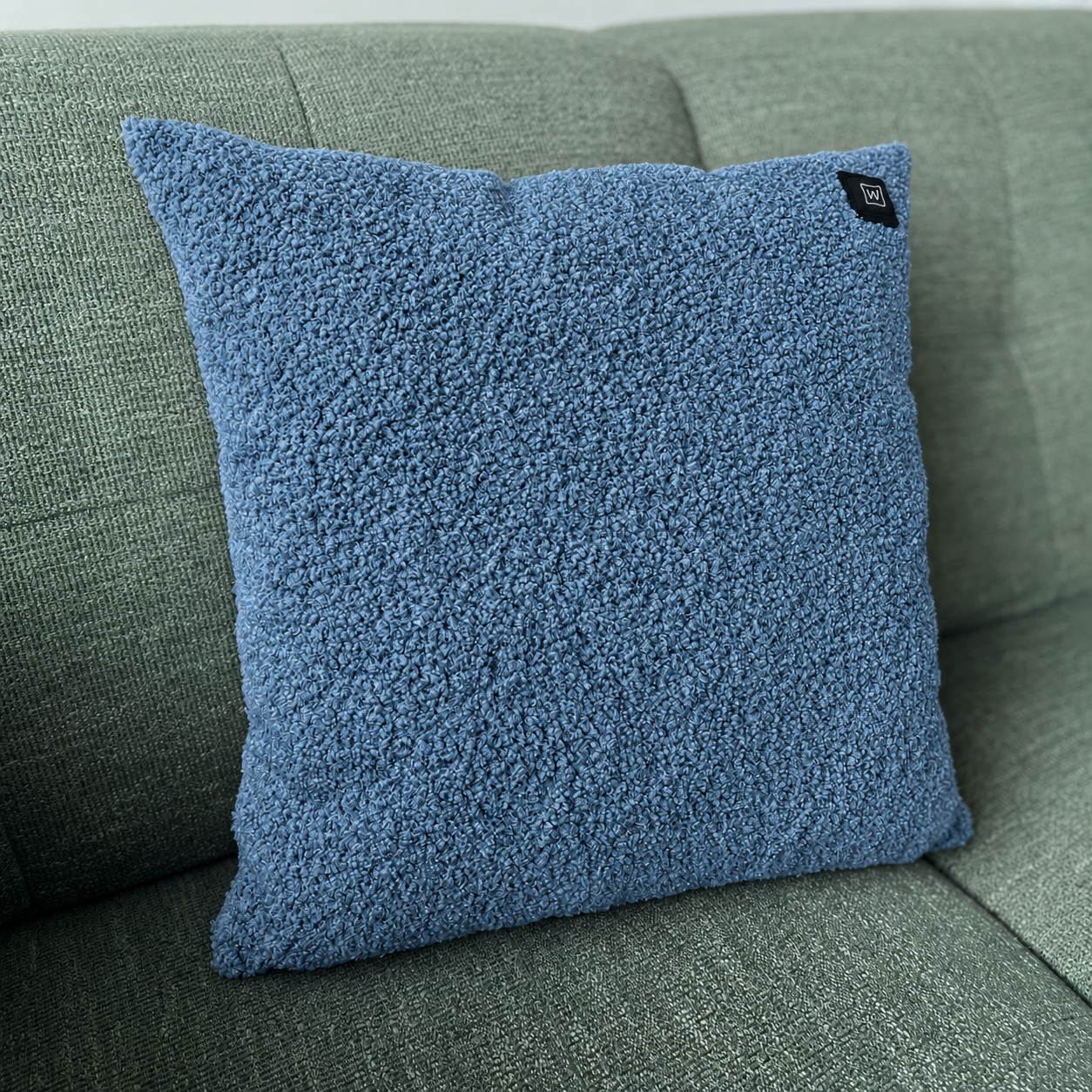 Denimblå 45x45cm – infrarødt Warmpi-varmeprodukt – Vis produktbillede 2